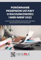 okładka książki - Porównanie przepisów ustawy o rachunkowości...