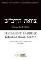 okładka książki - Testament rabbiego Izraela Baal