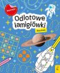 okładka książki - Odlotowe łamigłówki z naklejkami.