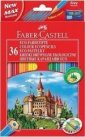 zdjęcie produktu - Kredki Zamek 36 kolorów FABER CASTELL