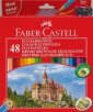 zdjęcie produktu - Kredki Zamek 48 kolorów FABER CASTELL