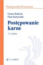 okładka książki - Postępowanie karne