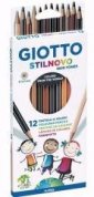 zdjęcie produktu - Kredki Stilnovo Skin Tones 12 kolorów