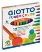 zdjęcie produktu - Pisaki Turbo Color 12 kolorów GIOTTO