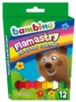 zdjęcie produktu - Flamastry 12 kolorów BAMBINO