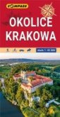 okładka książki - Mapa tur. - Okolice Krakowa lam