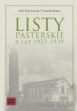okładka książki - Listy pasterskie z lat 1923-1939.