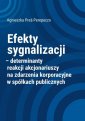 okładka książki - Efekty sygnalizacji determinanty