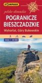 okładka książki - Mapa tur. - Pogranicze Bieszczadzkie,