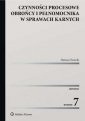 okładka książki - Czynności procesowe obrońcy i pełnomocnika...