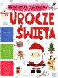 okładka książki - Urocze święta. Akademia rysowania