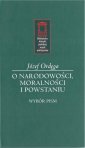 okładka książki - O narodowości, moralności i powstaniu.