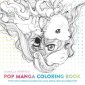 okładka książki - Pop manga coloring book