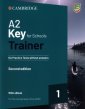 okładka podręcznika - A2 Key for Schools Trainer 1 with