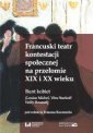 okładka książki - Francuski teatr kontestacji społecznej