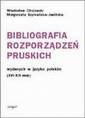 okładka książki - Bibliografia rozporządzeń pruskich