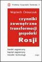 okładka książki - Czynniki zewnętrzne transformacji