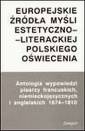 okładka książki - Europejskie źródła myśli estetyczno-literackiej...