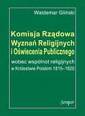 okładka książki - Komisja Rządowa Wyznań Religijnych