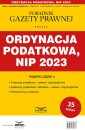 okładka książki - Ordynacja podatkowa NIP 2023. Podatki-Przewodnik...