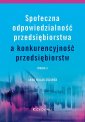 okładka książki - Społeczna odpowiedzialność przedsiębiorstwa...