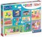 zdjęcie zabawki, gry - Puzzle 10w1 Super Kolor Świnka