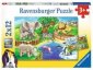 zdjęcie zabawki, gry - Puzzle 2x12 Zwięta w zoo