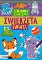 okładka książki - Zwierzęta świata Kolorowanki z