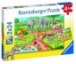 zdjęcie zabawki, gry - Puzzle 2x24 Dzień w zoo