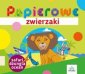 okładka książki - Papierowe zwierzaki. Safari, dżungla,