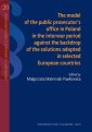 okładka książki - The model of the public prosecutors