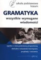 okładka podręcznika - Gramatyka wszystkie wymagane wiadomości