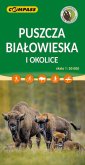 okładka książki - Mapa - Puszcza Białowieska 1:50