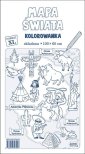 okładka książki - Mapa Świata Kolorowanka XL 2 sztuki