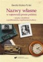 okładka książki - Nazwy własne w najnowszej prozie