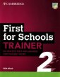 okładka podręcznika - First for Schools Trainer 2 with