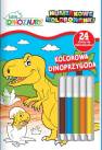 okładka książki - Kolorowa Dinoprzygoda.  Lubię Dinozaury.