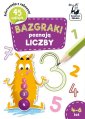 okładka książki - Bazgraki poznają LICZBY 4-6 lat