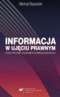 okładka książki - Informacja w ujęciu prawnym przez