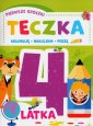 okładka książki - Pierwsze kroczki Teczka 4-latka