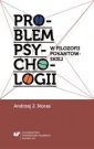 okładka książki - Problem psychologii w filozofii