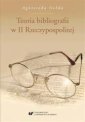 okładka książki - Teoria bibliografii w II Rzeczypospolitej