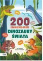 okładka książki - Dinozaury świata 200 ciekawostek