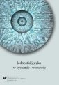 okładka książki - Jednostki języka w systemie i w