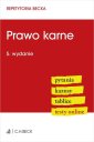 okładka książki - Prawo karne. Pytania. Kazusy. Tablice.