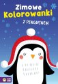 okładka książki - Zimowe kolorowanki z pingwinem