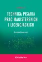 okładka książki - Technika pisania prac magisterskich