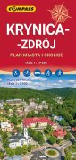 okładka książki - Krynica Zdrój plan miasta i okolic