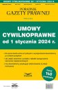 okładka książki - Umowy cywilnoprawne od 1 stycznia