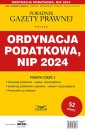 okładka książki - Ordynacja Podatkowa NIP 2024 Podatki.